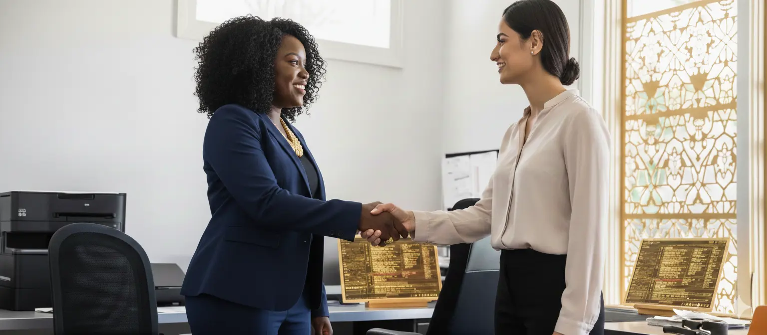 Worker interview session